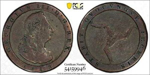 1813�N �}���� �y�j�[ �W���[�W3�� ���� KM# 11 PCGS F15 BN
