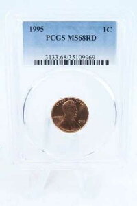 1995-P PCGS MS68RD �����J�[���L�O�Z���g �r�W�l�X�X�g���C�N 1C