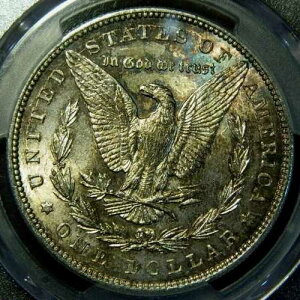 1887�N P $1 �����K���E�_���[ PCGS UNC �ڍ� ~ VSS VAM 13(�_�u���X�^�[)~I3,R5~ (L#3-18)