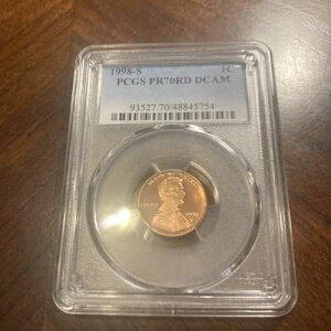 1998 S 1C �����J�[�� �Z���g �v���[�t PCGS PR70 RD DCAM!