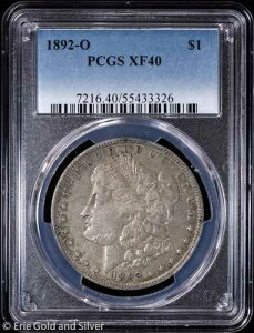 1892-O 1�h�� �����K����� PCGS XF 40