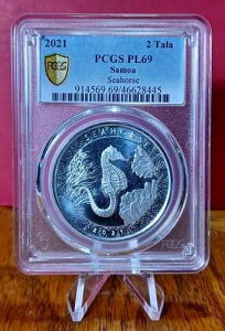 2021�N �T���A 2�^�� �V���o�[�V�[�z�[�X 1�I���X .999 �V���o�[ PCGS PL69