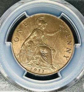 �C�M���X 1911�N �y�j�[ 1D PCGS MS64RB~60% ���b�h�A�T�e������ S-4051 �W���[�W5��~K