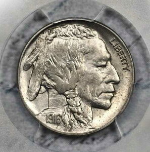 1916�N���o�b�t�@���[�j�b�P�� PCGS MS63 ��������I #EKQ9