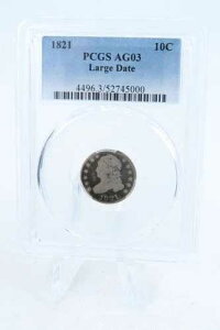 1821-P PCGS AG03 ��^���t�L���b�v�h�o�X�g�_�C�� �r�W�l�X�X�g���C�N 10�Z���g