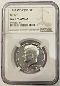1967�N SMS QDO FS-101 NGC MS67 �P�l�f�B �n�[�t�_���[ �J���I