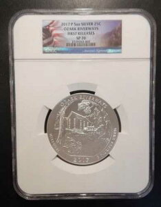 2017 P ATB 5�I���X �V���o�[ 25�Z���g �I�U�[�N�E���o�[�E�F�C�Y �t�@�[�X�g�����[�X NGC SP 70