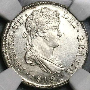1815 NGC MS 63 �O�A�e�}�� 1���A�� �t�F���f�B�i���h7�� �X�y�C���A���n�R�C�� (25041701C)