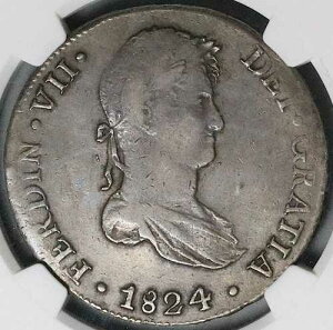 1824�N �N�X�R NGC VF 25 �y���[ 8���A�� �t�F���f�B�i���h7�� �� �󏭃R�C�� (24122202C)
