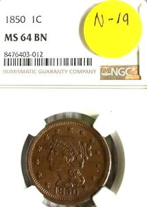 1850�N �҂ݍ��݃w�A ���[�W�Z���g NGC 64 BN N -19 R -4