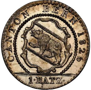 �X�C�X - 1826�N �x���� �o�b�c�F�� - NGC MS66 - �f���炵���i�� - �킸�� 3 �i�K��̕i��!