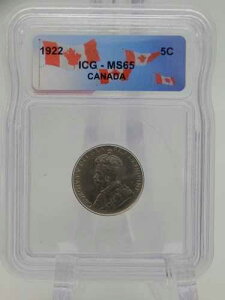 1922�N�J�i�_5�Z���g�d�� - �j�b�P�� - ICG�O���[�h MS 65 (BT771)