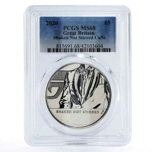 �p�� 5�|���h �{���f�B�A�i�V���[�Y �V�F�C�N�E�m�b�g�E�X�^�[�h MS68 PCGS CuNi �R�C�� 2020�N