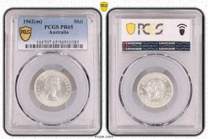 �I�[�X�g�����A 1962-M �v���[�t��� - PCGS PR65