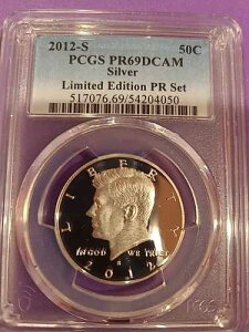 2012-S**�V���o�[**�P�l�f�B�n�[�t�_���[**�����PR�Z�b�g**PCGS PR 69 DCAM