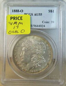 1888 O �����K���h�� PCGS AU55 *VAM 17 �I�[�o�� O TOP100*