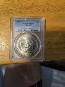 1997�N P LAW OFFICERS PCGS MS69 90%�V���o�[�L�O�h��