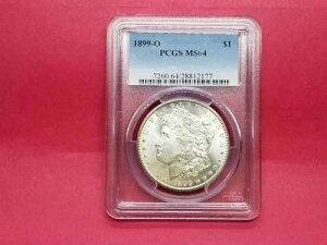 1899-O $ ���[�K�� �V���o�[ �h�� PCGS MS64 �u�����A���g �t�B�[���Y �u���X�g �z���C�g #2177-72L