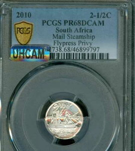 2010�N ��A�t���J 2.5�Z���g PCGS PR68 DCAM PRIVY MAC UHCAM 300�� ���� *
