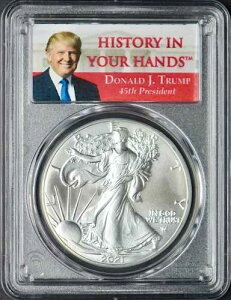 2021�N �A�����J�� �V���o�[ �C�[�O�� T2 PCGS MS69 �t�@�[�X�g�X�g���C�N �h�i���h�E�g�����v ?COINGIANTS?