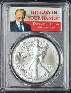 2021�N �A�����J�� �V���o�[ �C�[�O�� T2 PCGS MS70 �t�@�[�X�g�X�g���C�N �h�i���h�E�g�����v ?COINGIANTS?