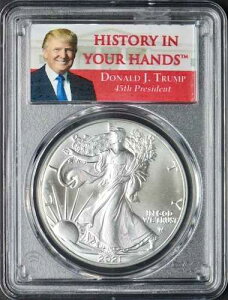 2021�N �A�����J�� �V���o�[ �C�[�O�� T2 PCGS MS69 �t�@�[�X�g�X�g���C�N �h�i���h�E�g�����v ?COINGIANTS?