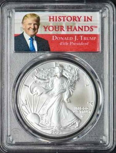 2021�N �A�����J�� �V���o�[ �C�[�O�� T2 PCGS MS70 �t�@�[�X�g�X�g���C�N �h�i���h�E�g�����v ?COINGIANTS?