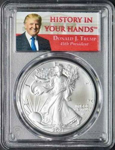 2021�N �A�����J�� �V���o�[ �C�[�O�� T2 PCGS MS70 �t�@�[�X�g�X�g���C�N �h�i���h�E�g�����v ?COINGIANTS?