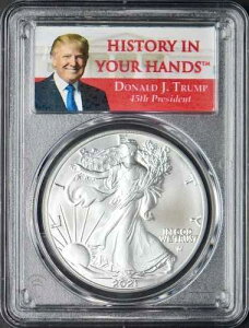 2021�N �A�����J�� �V���o�[ �C�[�O�� T2 PCGS MS70 �t�@�[�X�g�X�g���C�N �h�i���h�E�g�����v ?COINGIANTS?