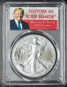 2021�N �A�����J�� �V���o�[ �C�[�O�� T2 PCGS MS69 �t�@�[�X�g�X�g���C�N �h�i���h�E�g�����v ?COINGIANTS?
