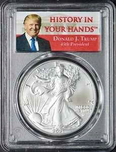 2021�N �A�����J�� �V���o�[ �C�[�O�� T2 PCGS MS70 �t�@�[�X�g�X�g���C�N �h�i���h�E�g�����v ?COINGIANTS?