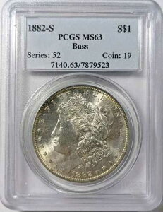 1882-S �����K����� PCGS MS-63 �o�X�R���N�V���� �� �������t��