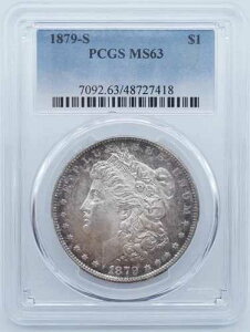 1879�N S ���[�K����� $1 PCGS MS63 �g�[�j���O - U406