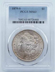 1879�N S ���[�K����� $1 PCGS MS63 �g�[�j���O - U405