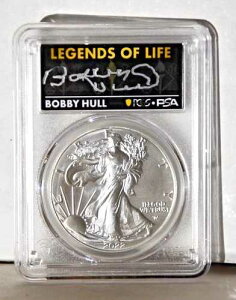 2022�N 1�h�� �V���o�[�C�[�O�� �t�@�[�X�g�X�g���C�N PCGS MS70 ���W�F���h���C�t �{�r�[�E�n�� PSA�I�[�g