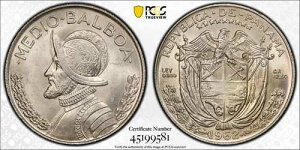 �p�i�} 1962�N 1/2�o���{�A PCGS MS 65 �V���o�[ 0.900 ���C NICE