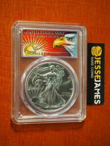 2021 �V���o�[�C�[�O�� PCGS MS70 �N���[�u�����h ���s�����C�[�O�� �T�����x�� T1