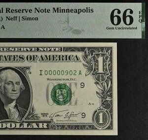 1974�N 1�h���A�M������s�� PMG 66EPQ �a��������V���A���ԍ� 00000902