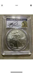 2020�N 1�h�� �A�����J�� �V���o�[ �C�[�O�� 1�I���X PCGS MS70 FDOI �g�[�}�X�E�N���[�u�����h �i�e�B�u �X�|�b�g���X