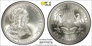 2002�N �V�o�̏��� ����� 250�V�����O �\�}���A���a�� PCGS MS68