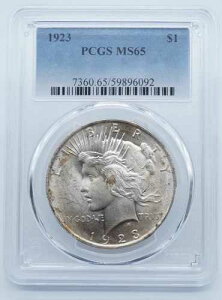 1923�N P �s�[�X��� $1 PCGS MS65 - U1132