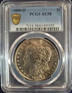 1880-O 1�h�� �����K����� PCGS�S�[���h�V�[���h�X�L�����\ AU58 2026�N1��10���Ӓ�