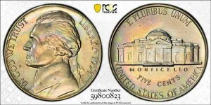 1954�N �W�F�t�@�[�\���E�j�b�P�� PCGS PR65 ���C���{�[�g�[�� �v���[�t �J���t���g�[�� �g�D���[�r���[