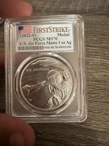 (2022-S) �A�����J��R 1�I���X �}�b�g�V���o�[���_�� PCGS MS70 �t�@�[�X�g�X�g���C�N�t���b�O���x��