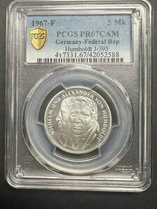 �h�C�c�B1967�N�A5�}���N�A��݁AF - PCGS PR67 - W&A von Humboldt�A�V���g�D�b�g�K���g