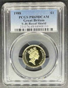 1988�N �v���[�t �C�M���X ?1 PCGS PR-69 DCAM�ATOP POP�A69����7���ځA����ȏ�