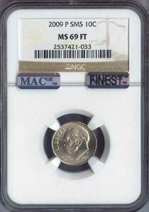 2009 P ���[�Y�x���g �_�C�� NGC MS69 FT SMS MAC �i��