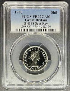 1970 �N�v���[�t �O���[�g�u���e�� �X�R�b�g Rev 1 �V�����O PCGS PR-67 CAM�A3 �_�� 5 �h������!!