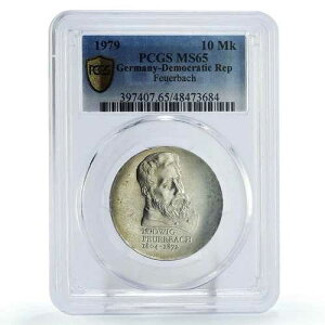 �h�C�c DDR 10�}���N �N�w�҃��[�g���B�q�E�t�H�C�G���o�b�n MS65 PCGS ��� 1979�N