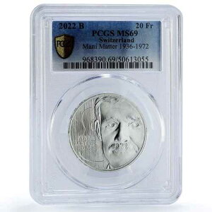 �X�C�X 20�t���� �V���K�[�E�}�j�E�}�^�[�E�~���[�W�b�N MS69 PCGS ��� 2022�N